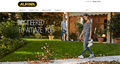 Desktop Screenshot of alpina-garden.com